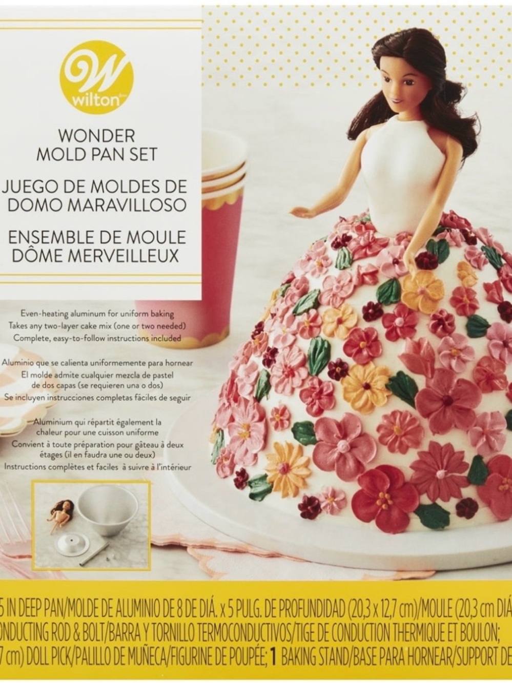 Wilton Doll Cake Mold Pan Set